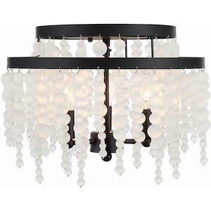 Poppy - 3 Light Flush Mount-11.75 Inches Tall and 15 Inches Wide