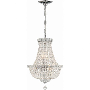 Roslyn - 5 Light Mini Chandelier-18 Inches Tall and 12 Inches Wide