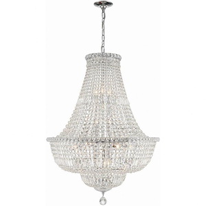 Roslyn - 15 Light Chandelier-38 Inches Tall and 28 Inches Wide