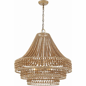 Silas - 6 Light Chandelier In Classic Style - 26.75 Inches Wide By 26.75 Inches High