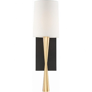 Trenton - One Light Wall Sconce in Minimalist Style - 5.5 Inches Wide by 18.5 Inches High