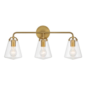 Voss - 3 Light Bath Vanity-11.25 Inch Tall and 25 Inch Wide