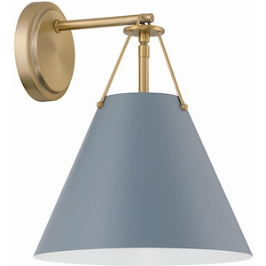 Xavier - 1 Light Task Wall Sconce-12.5 Inches Tall and 10 Inches Wide - 1320097