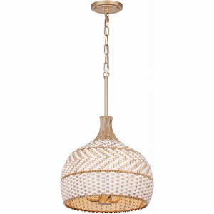 Zanzibar - 3 Light Pendant-14 Inches Tall and 14 Inches Wide
