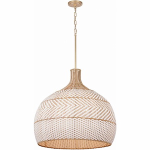 Zanzibar - 6 Light Pendant-25.25 Inches Tall and 26 Inches Wide