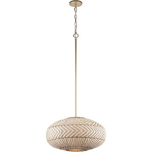 Zanzibar - 4 Light Pendant-11 Inches Tall and 22 Inches Wide