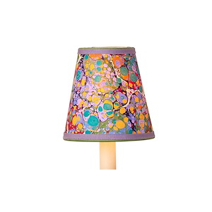 Marble - Tapered Chandelier Shade-5 Inches Tall and 5 Inches Wide - 1343307