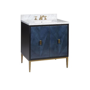 Kallista - Vanity with Rectangular Undermount Sink-34 Inches Tall and 30 Inches Wide - 1348225