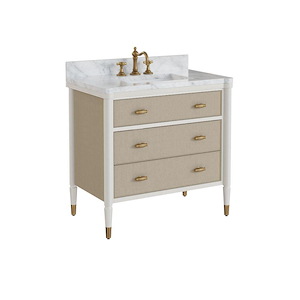 Aster - Vanity with Rectangular Undermount Sink-34 Inch Tall and 36 Inch Wide - 1394359