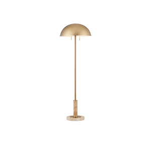 Miles - 2 Light Floor Lamp In Mid-Century Modern Style-58.5 Inches Tall and 19.25 Inches Wide - 1316632