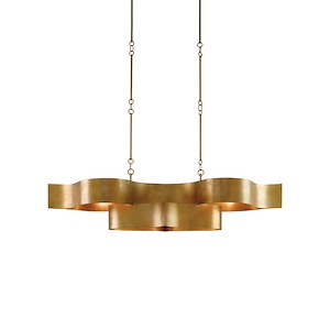 Grand Lotus - 6 Light Oval Chandelier - 1004440