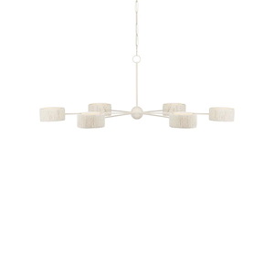 Monreale - 6 Light Chandelier-18 Inches Tall and 54 Inches Wide - 1296822