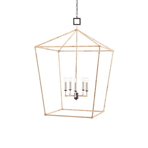 Denison - 5 Light Grande Chandelier In 48 Inches Tall and 31.5 Inches Wide - 1087563