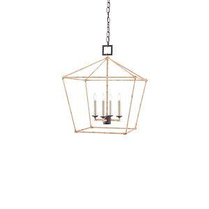 Denison - 4 Light Medium Chandelier In 22 Inches Tall and 18 Inches Wide - 1087561