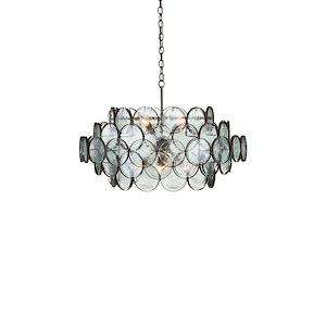 Galahad - 8 Light Small Chandelier-15.25 Inches Tall and 33.5 Inches Wide - 1297155