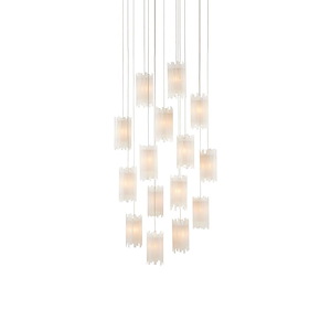 Escenia - 15 Light Round Multi-Drop Pendant In 10 Inches Tall and 23 Inches Wide - 1087569