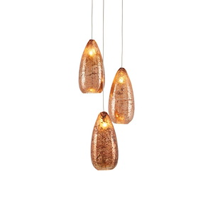 Rame - 3 Light Multi-Drop Pendant In 21 Inches Tall and 9.5 Inches Wide - 1087631