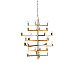 Andre - 28 Light Medium Chandelier-41 Inches Tall and 32.5 Inches Wide - 1296540