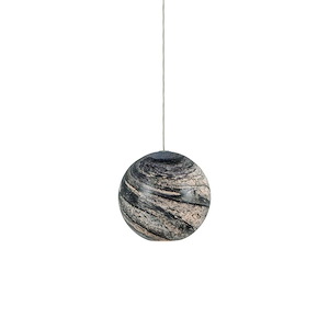 Palatino - 1 Light Round Pendant-11.5 Inches Tall and 5.5 Inches Wide - 1297187