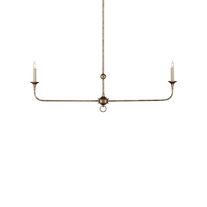 Nottaway - 2 Light Linear Chandelier In Traditional Style-20.25 Inches Tall and 40 Inches Wide - 1316648