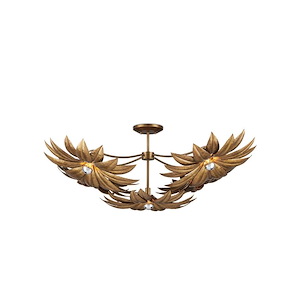 Alithea - 5 Light Semi-Flush Mount-18 Inches Tall and 45.25 Inches Wide - 1316676