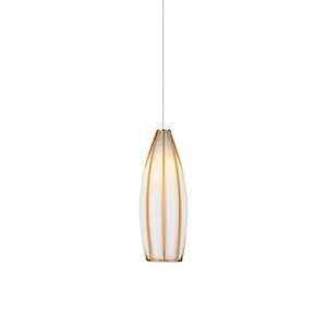 Parish - 1 Light Round Pendant In Contemporary Style-20.5 Inches Tall and 5.5 Inches Wide - 1316699