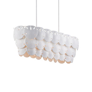 Tulum - 5 Light Chandelier-16.5 Inches Tall and 39 Inches Wide - 1343499