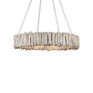 Driftwood - 8 Light Ring Chandelier-8.75 Inches Tall and 39 Inches Wide - 1348344