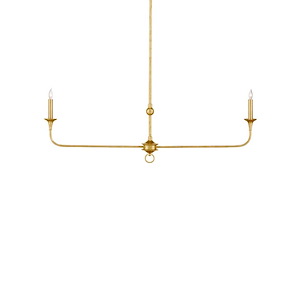 Nottaway - 2 Light Linear Chandelier-20.25 Inches Tall and 40 Inches Wide - 1348351