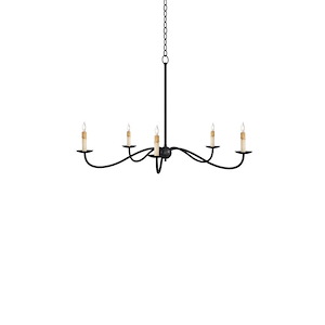 Saxon - 5 Light Small Chandelier-21.5 Inches Tall and 33.25 Inches Wide - 1348352