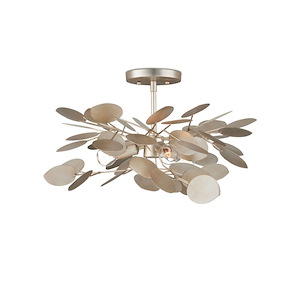 Lunaria - 3 Light Semi-Flush Mount-12.5 Inches Tall and 19 Inches Wide - 1348354