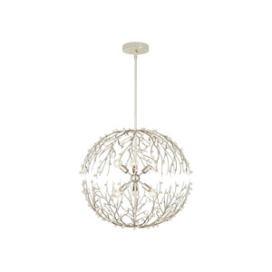 Shinju - 6 Light Orb Chandelier-27 Inch Tall and 25.5 Inch Wide - 1374417