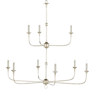 Nottaway - 9 Light 2-Tier Chandelier-44.5 Inch Tall and 44.25 Inch Wide - 1374438