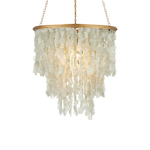 Verre de Mer - 17W 1 LED Medium Chandelier-28 Inch Tall and 24.75 Inch Wide - 1374443