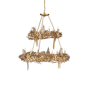 Aviary - 12 Light 2-Tier Chandelier-47 Inch Tall and 43.25 Inch Wide - 1374446