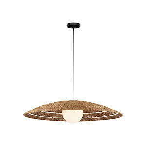 Barbary - 1 Light Large Outdoor Pendant-11 Inch Tall and 42 Inch Wide - 1374457