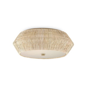Antibes - 26W 2 LED Flush Mount-6.75 Inch Tall and 18.25 Inch Wide - 1374463