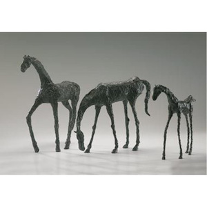 Filly sculpture (Right) only - 14.75 Inches Wide by 15.25 Inches High