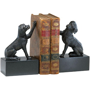 8 Inch Dog Bookend - set of 2