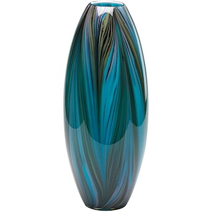 Peacock Feather - 20 Inch Vase