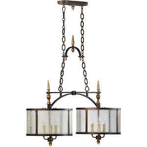 san Giorgio - six Light Island - 15.25 Inches Wide by 35.5 Inches Long - 354696
