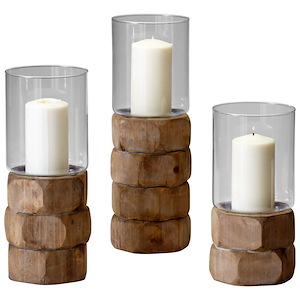 Medium Hex Nut - Candleholder - 5.5 Inches Wide by 14 Inches High