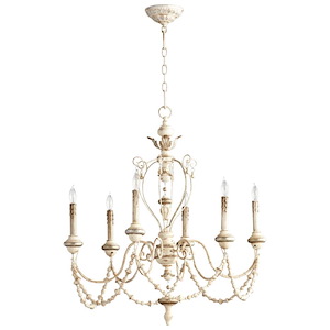 Florine - six Light Chandelier - 29 Inches Wide by 36 Inches High - 355594