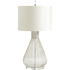 Whisked Fall - One Light Table Lamp - 17 Inches Wide by 34 Inches High
