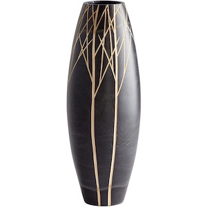 Onyx - Medium Winter Decorative Vase - 8.5 Inches Wide by 26 Inches High