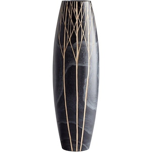 Onyx - Large Winter Decorative Vase - 7 Inches Wide by 18 Inches High