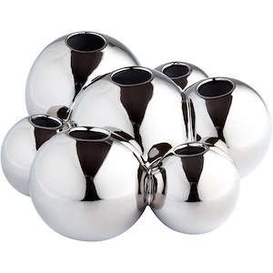 Decorative Bubbles Vase - 13.75 Inches Wide by 5.75 Inches High