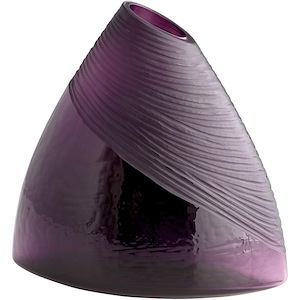 small Mount Amethyst Vase - 11 Inches Wide by 10.75 Inches High