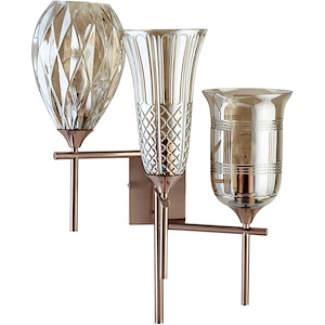 Darcey - Three Light Wall Bracket - 20.25 Inches Wide by 27 Inches High