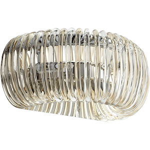 Beaming Around - Two Light Wall sconce - 14.75 Inches Wide by 6.5 Inches High